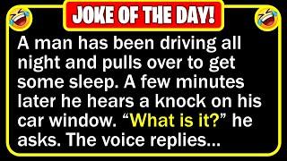  BEST JOKE OF THE DAY! - After driving throughout the night, a man decides to...| Funny Clean Jokes