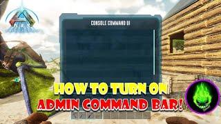 Ark Ascended - How To Turn On The Admin Commands On Console!