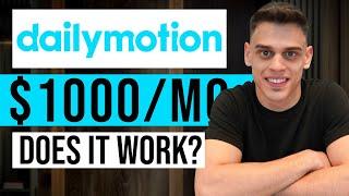 How To Make Money Uploading Videos On Dailymotion In 2024 | YouTube Alternative