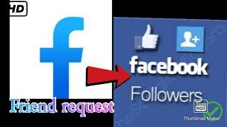 How to turn your facebook friend request into your followers#facebook #followers