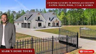 CUSTOM Luxury, Pool, Pond, Gated, No HOA, 6 Acres, 7 Car - THIS IS YOUR FUTURE HOME