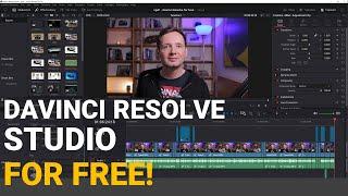 Get DaVinci Resolve STUDIO for FREE when you buy THIS....