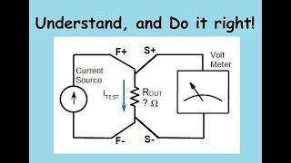 How to measure low electrical resistance.