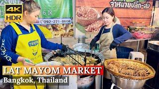 [BANGKOK] Khlong Lat Mayom Floating Market "Incredible Street Foods & Boat Trip"| Thailand [4K HDR]