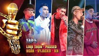 KING OF RAP Tập 5 | ĐẤU NHÓM 3 | Linh Thộn không làm 4 HLV thất vọng, KN dừng chân đáng tiếc.