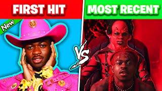 RAPPERS FIRST HIT SONG vs RAPPERS MOST RECENT HIT SONG 2021