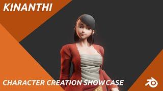 Kinanthi   Original Character Showcase Created With Blender