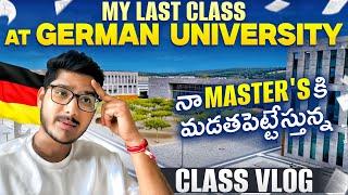 MY LAST CLASS AT GERMAN UNIVERSITY I Last day of University I FH Aachen Free Master's I తెలుగు Vlogs