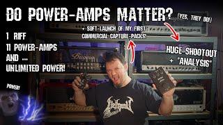 POWER! | 11 different Power-Amps compared | Shootout & Analysis (+ EVH5150III capture pack release!)