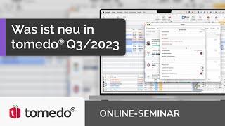 Was ist neu in tomedo® Q3/2023 (Online-Seminar)