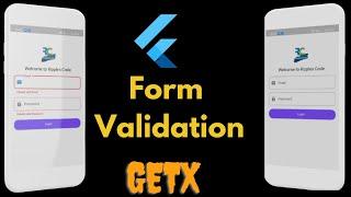 Auto Form Validation in Flutter with GetX || Flutter || GetX