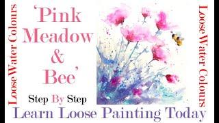 Simple Floral Watercolour Step By Step Tutorial