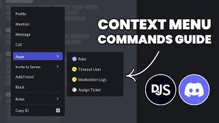 Context Menu Commands Guide | Discord.js v14 