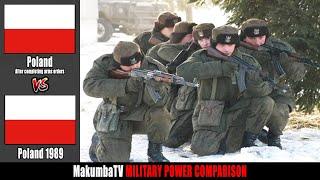 Poland after completing all orders for weaponry vs Poland 1989 | Military Power Comparison