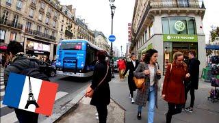 ⁴ᴷ Paris walking tour  Rue Rivoli to Louvre area, France 4K