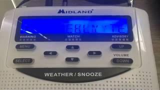 NOAA Weather Radio - Weekly EAS Test - 6/13/18