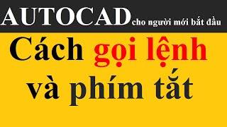 Các cách gọi lệnh và phím tắt hỗ trợ trong Autocad #2