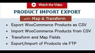 WooCommerce Product Import Export Plugin