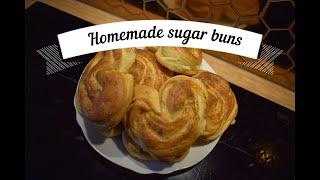 Сахарные булочки // Homemade sugar buns