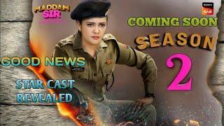 Confirmed Madam Sir Season 2 Coming ! with same caste.