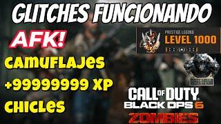 LOS MEJORES GLITCHES PARA BO6 ZOMBIES / WZ  CONSIGUE XP CAMUFLAJES Y CHICLES