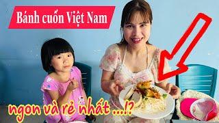 Ăn sáng ở Việt Nam đã quá nè | Bánh cuốn 20k, ngon và rẻ nhất !? | Du lịch Việt Nam