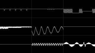 Pac-Man Championship Edition (NES) Music - Normal Mode Theme (Oscilloscope View)