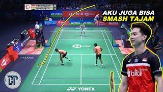 Bagaimana Jika Kevin Sanjaya Dipaksa Bermain Di Belakang.? Ini Moment Kevin Hujamkan Smash Tajam