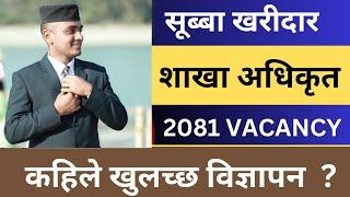 Kharidar Subba Adhikrit Loksewa Vacancy 2081 Update | Loksewa New Vacancy Update 2081