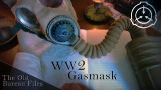 ASMR WW2 Gasmask | SCP Foundation Halloween Study AMBIENCE ( No Talking) Raining