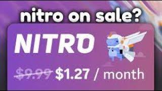 How To Get Nitro For CHEAP! ( 1.27$ Discord Nitro )
