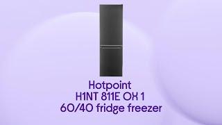 Hotpoint H1NT 811E OX 1 60/40 Fridge Freezer - Stainless Steel - Product Overview