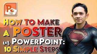 How to Make a Poster in PowerPoint: 10 Simple Steps | Video Tutorial