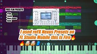 I Used reFx Nexus Presets on FL STUDIO MOBILE (Free Downloadlink)#refx #freebeats #nothingphone1