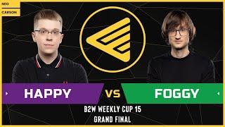 WC3 - B2W Weekly Cup #15 - Grand Final: [UD] Happy vs. Foggy [NE]