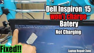 Dell Inspiron 15 won't charge | dell laptop not charging solved!! #tech #technology #pc