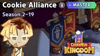 Cookie Alliance Season 2-19 Master Mode F2P Guide | Cookie Run Kingdom