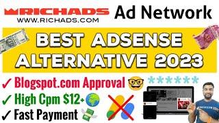 Richads Ad Network Review | Best Adsense Alternative Ad Network For Blogger | Richads - SmartHindi