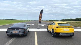 DRAG RACE! BMW M8 VS LAMBORGHINI URUS!