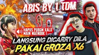 ABIS BY 1 LANGSUNG DICARRY "DILA" STREAMER BOCAH 7 TAHUN PAKE GROZA X6 !!! - PUBG MOBILE INDONESIA