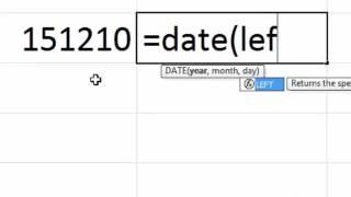Excel Tips - Converting a Text String to a Date