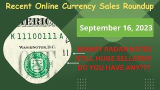  ERUPTING Fancy Serial Number Market For One Dollar Bills — DON’T MISS OUT!!!