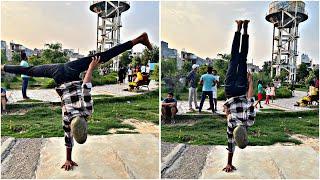 One arm handstand progression