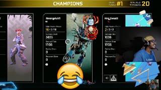 Randoms React to getting CARRIED by #1 Revenant (Apex Legends)