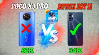 Poco X3 Pro Vs Infinix Hot 12 Pubg Mobile Lite Game Play Test | PUBG MOBILE #pubglite #bgmilite