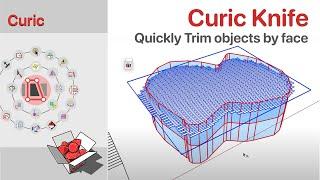 Curic Face Knife - trim object by face for SketchUp