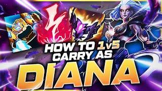 How To Consistently 1v5 Solo Carry As Diana | Build & Runes | League of Legends