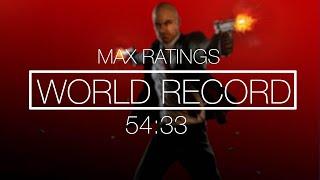 *WORLD RECORD* Hitman: Absolution in 54:33 - Max Ratings | Speedrun