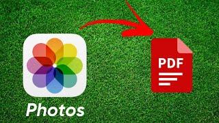 How to Convert Photo into a PDF File (iPhone)