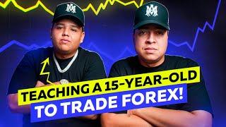 Teaching a 15 Year Old Beginner How To Trade Forex (Step by Step)